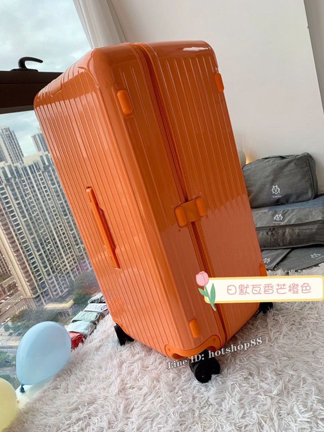 RIMOWA行李箱四輪拉杆箱 日默瓦Trunk方胖子運動版pc款TFBOYS易烊千璽代言彩色行李箱 gdx1537